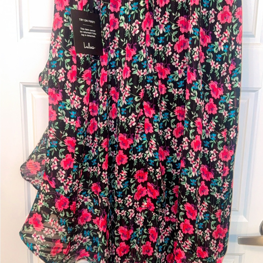 Lulu Floral Ruffle Dress - Picture 5 of 8